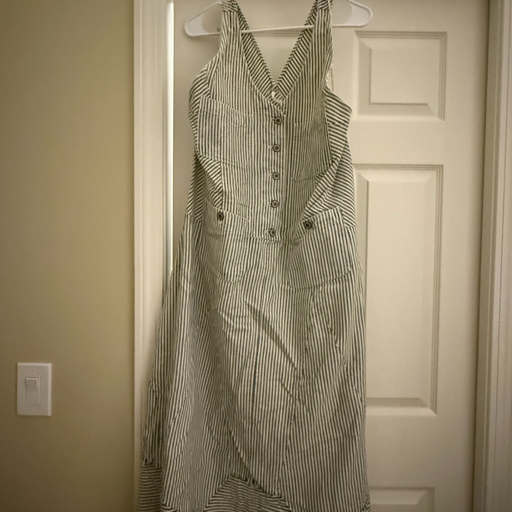 free people Striped overall dress